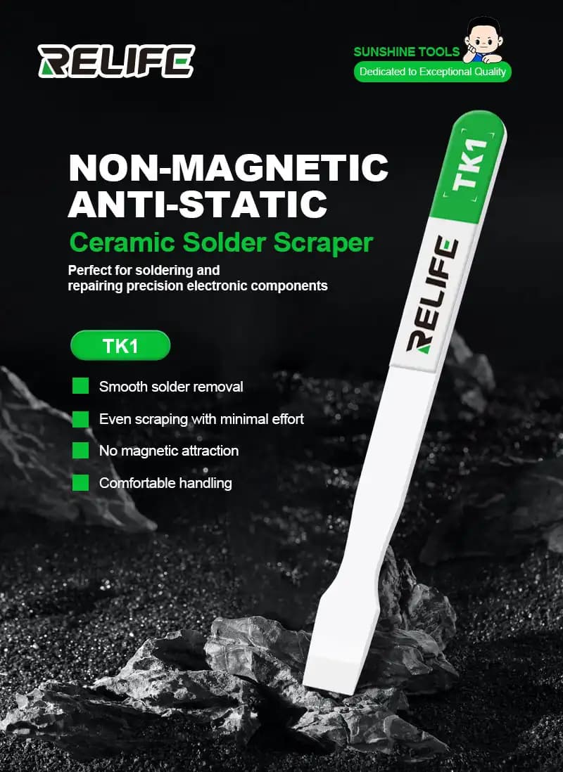 Relife TK1 Non-magnetic Anti static Ceramic Scraper