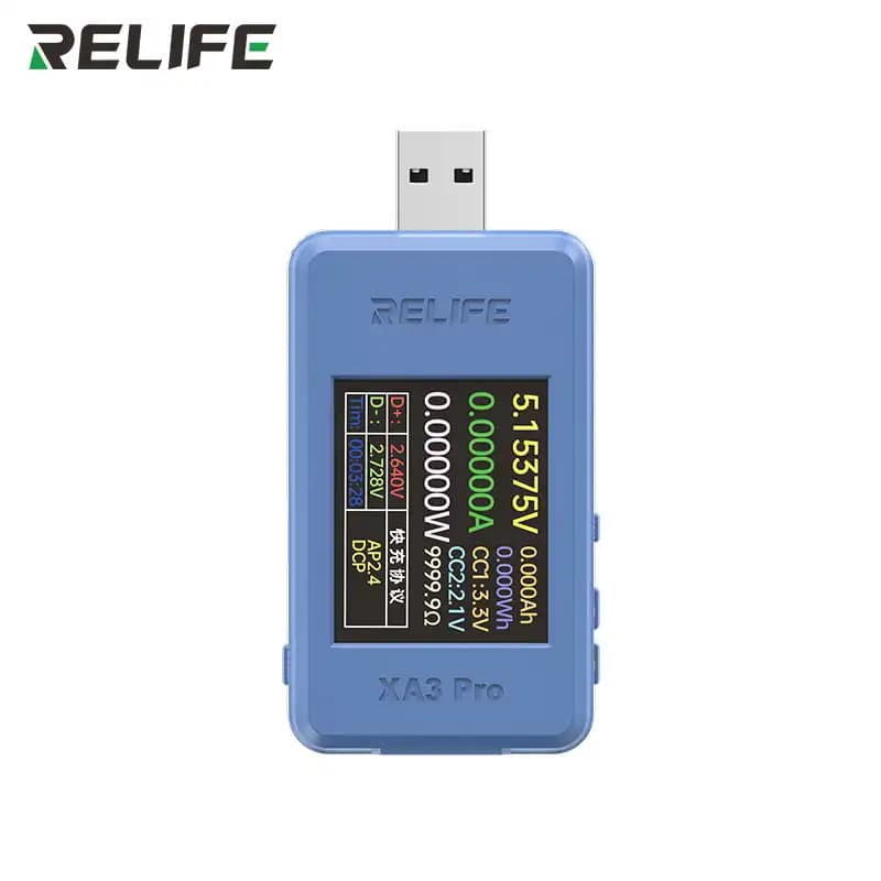 RELIFE XA3 Pro USB Smart Tester – PD / QC2.0 / QC3.0 Supported