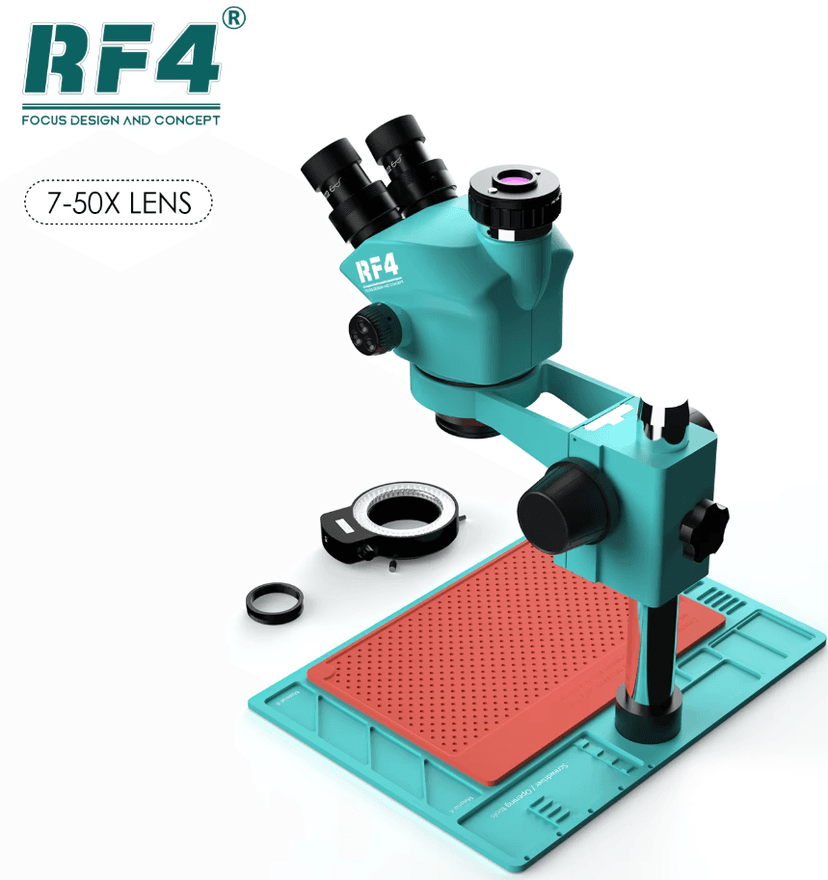 RF4 RF-6565-PO4 Industrial Optical Lab Zoom Trinocular Stereo Microscope
