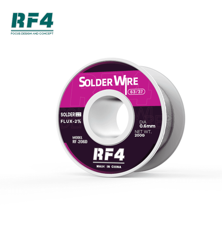 RF4 RF206D Little Residue 200g High purity solder wire