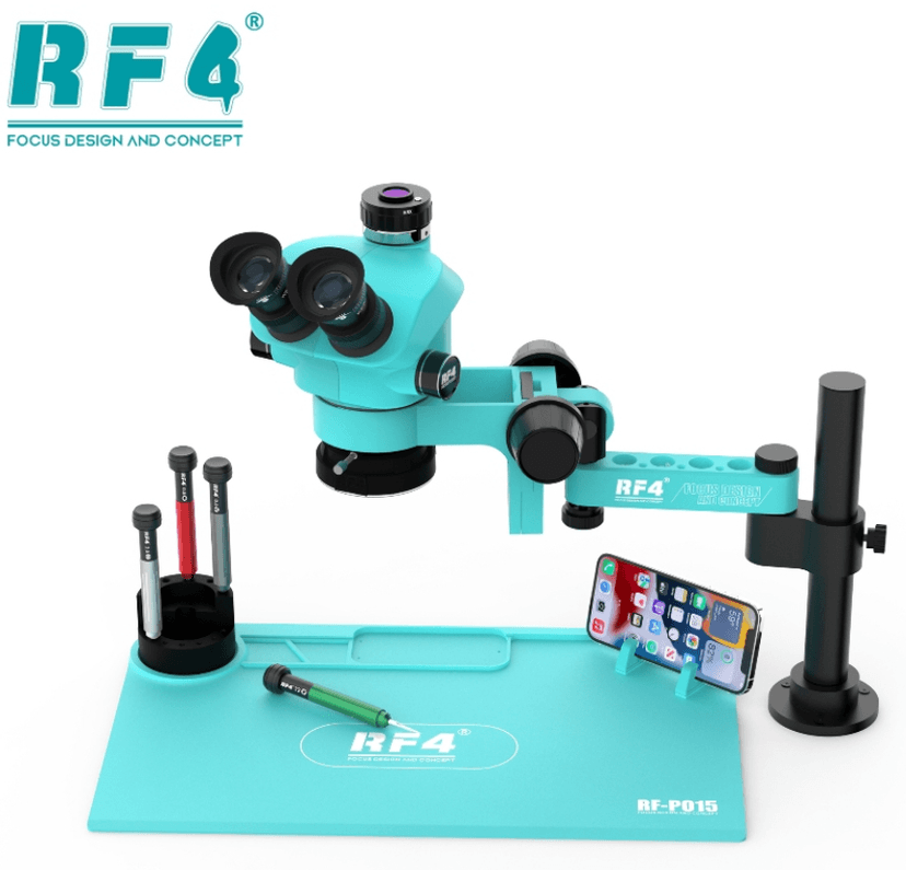 RF4 RF7050PRO-F019 Trinocular Microscope with F-019 Base