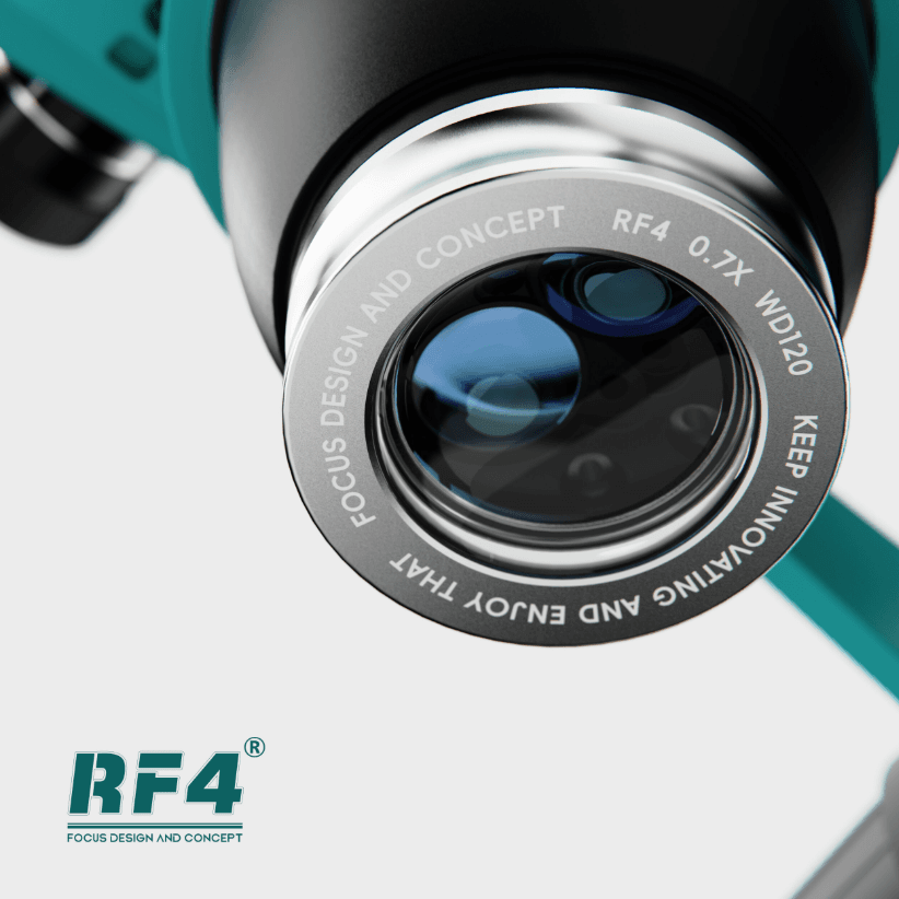 RF4 WD165 0.7X Auxiliary Microscope Barlow Lens