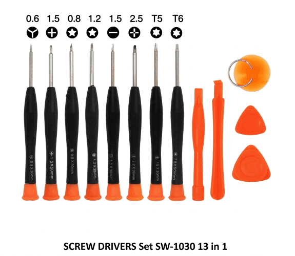 SCREW DRIVERS Set SW-1030 13 in 1