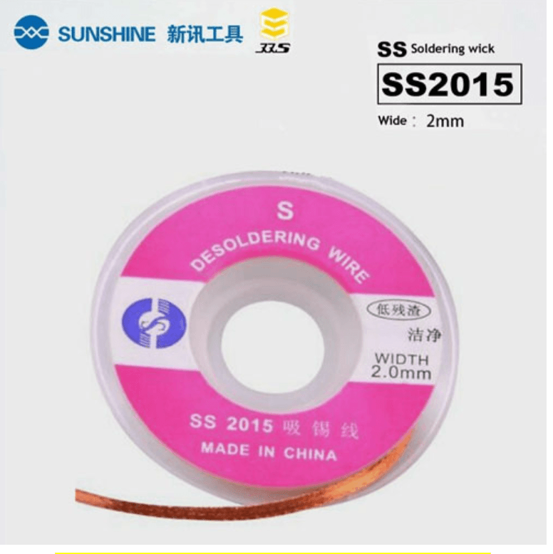 Soldering WICK 1.5 METER 2015 (2mm width)