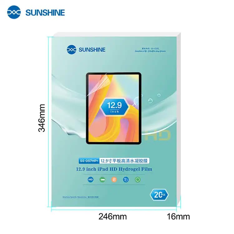 SUNSHINE SS-057HP+ HD Hydrogel Film for 12.9 inch Tablet