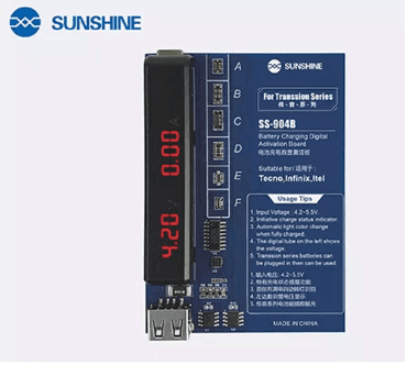 SUNSHINE SS-904B Transsion series battery charging activation board