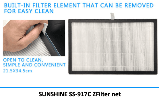 SUNSHINE SS-917C ZFilter net