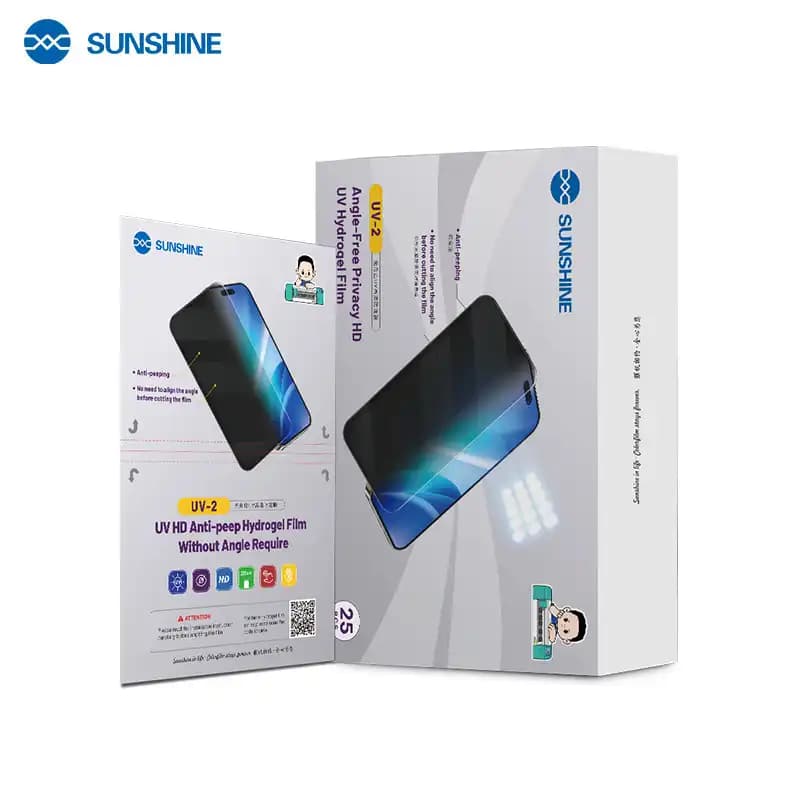 SUNSHINE UV-2 HD Anti-peep Fiberglass Protective Film