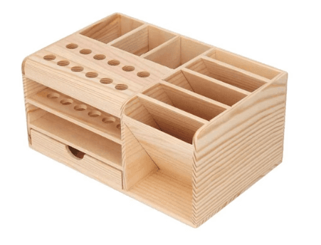 Tools management oranizer wooden box