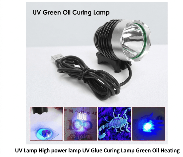 UV Lamp High power lamp UV Glue Curing Lamp Green Oil Heating