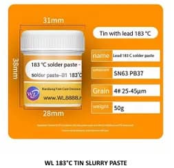 WL 183°C TIN SLURRY PASTE
