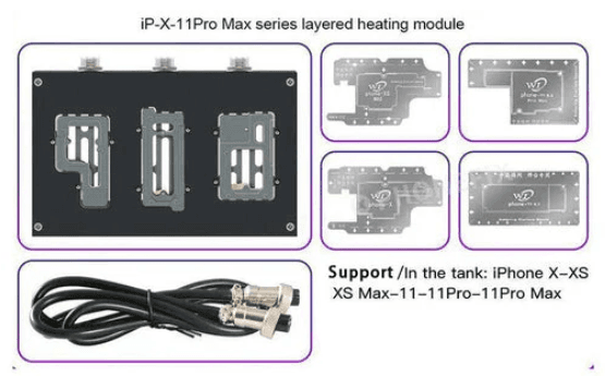 WL HT007 iPhone (X-11) Series Mould and Stencil Set