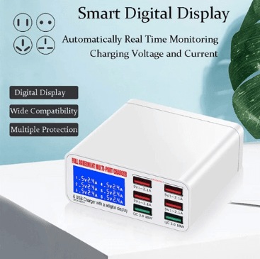 WLX-896+ MULTIPORT 6 Charger with 2 QC3.0 Fast Charging