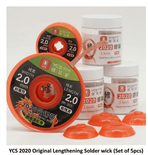 YCS 2020 Original Lengthening Solder wick (Set of 5pcs)