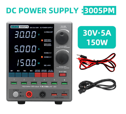 YCS 3005PM Adjustable DC Power Supply 30V 5A