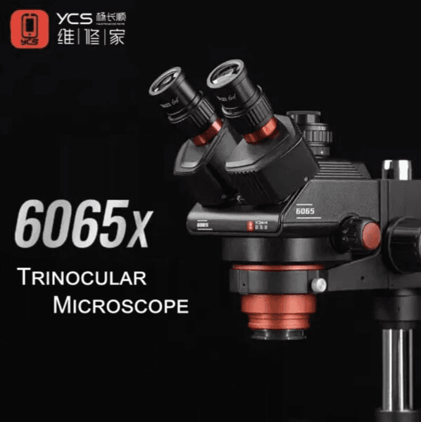 YCS 6065 6X-65X Industrial Trinocular Microscope