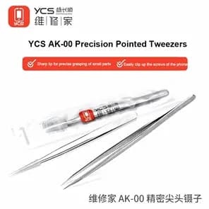 YCS AK-00 High Precision Hand-Polished Ultra-Pointed Tweezers