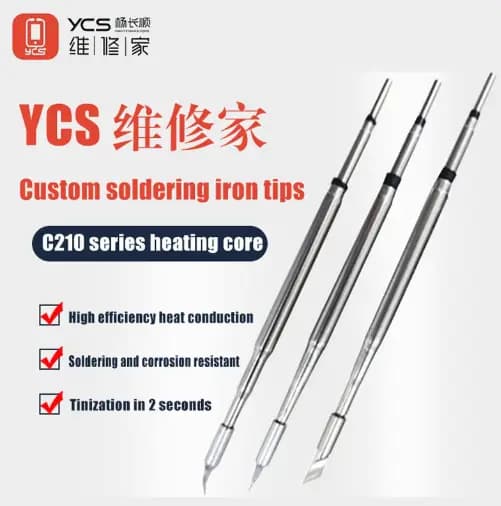 YCS C210 soldering iron tip (I,IS,K)