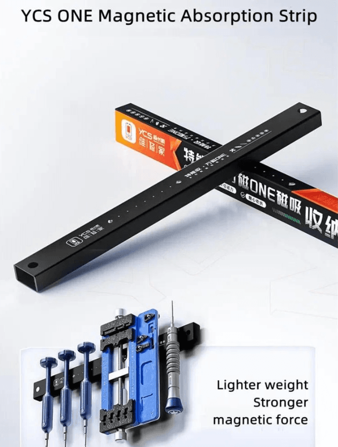 YCS Magnetic Absorption Strip for Phone Repair Tools Storage