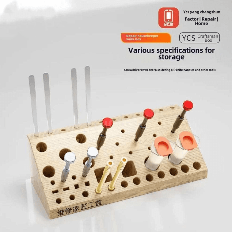 YCS New 59 IN1 Multi Specifi cation Wooden Storage Box