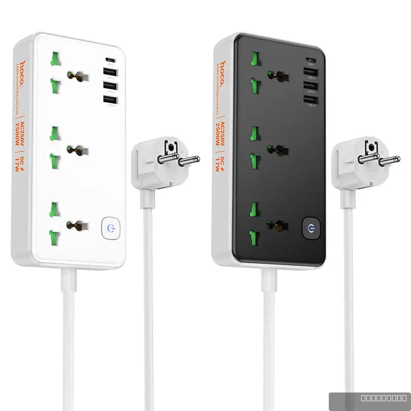 HOCO AC7A Storm 3-position socket(1C3A)(EU)