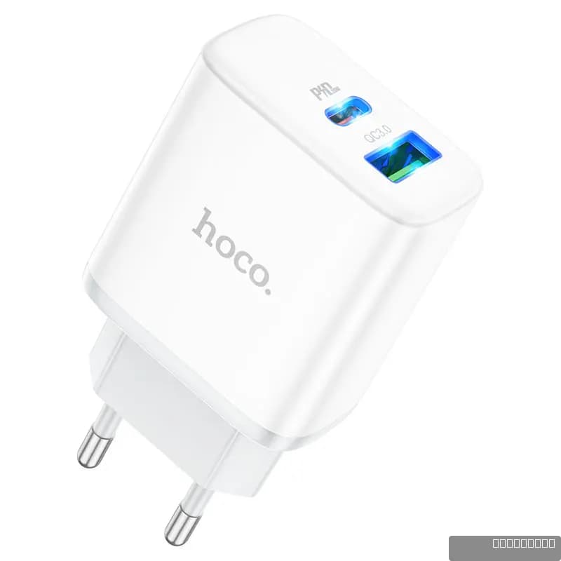 HOCO C105A Stage dual port PD20W+QC3.0 charger(EU)
