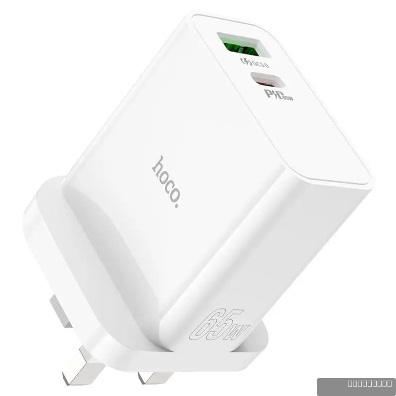 HOCO C113B Bravery PD 65W dual port(1A1C) charger(UK)