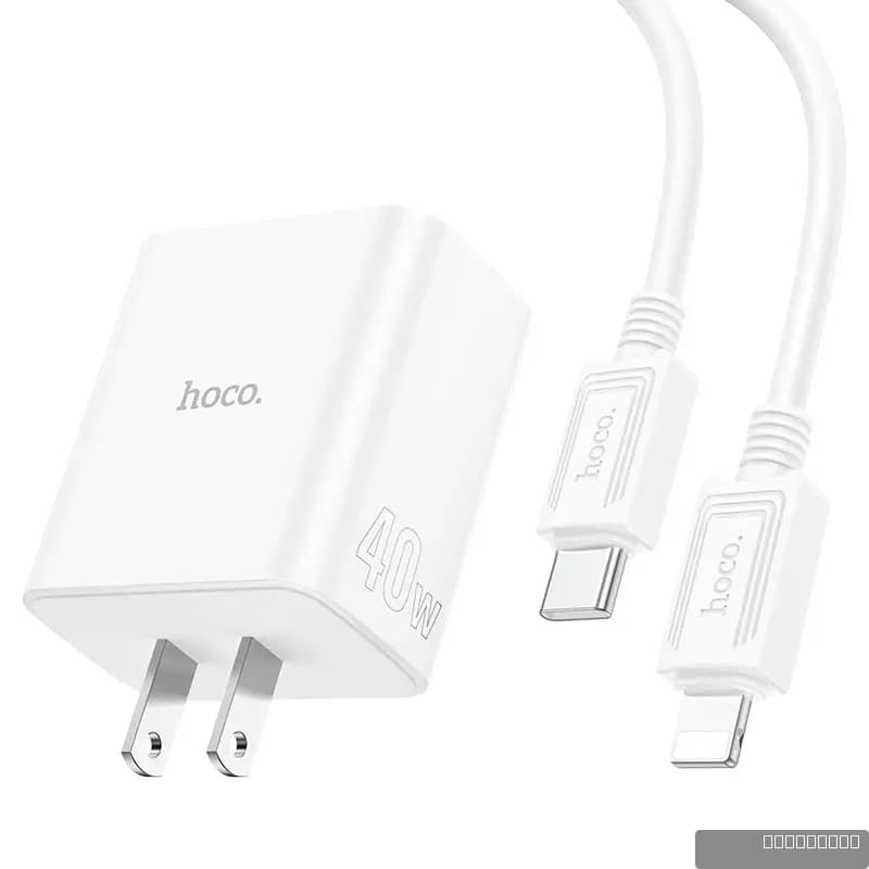 HOCO C126 Pure power PD40W three-port(2C1A) charger(US)