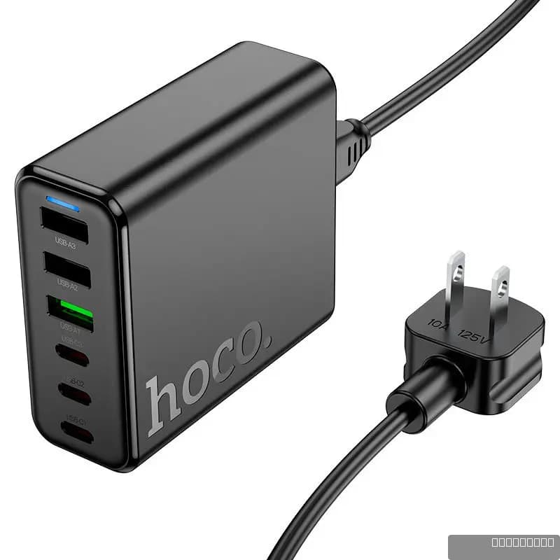 HOCO C133 Earl 6-port PD75W(3C3A) charger(US)