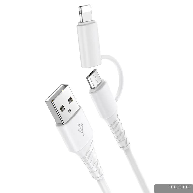 HOCO Cable 2-in-1 USB to Type-C / Micro-USB X54 Cool dual