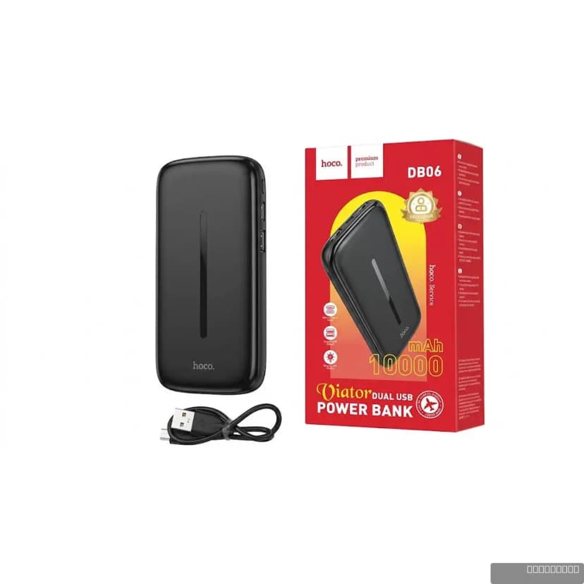 HOCO DB06 VIATOR Dual USB
Power bank(10000mAh)