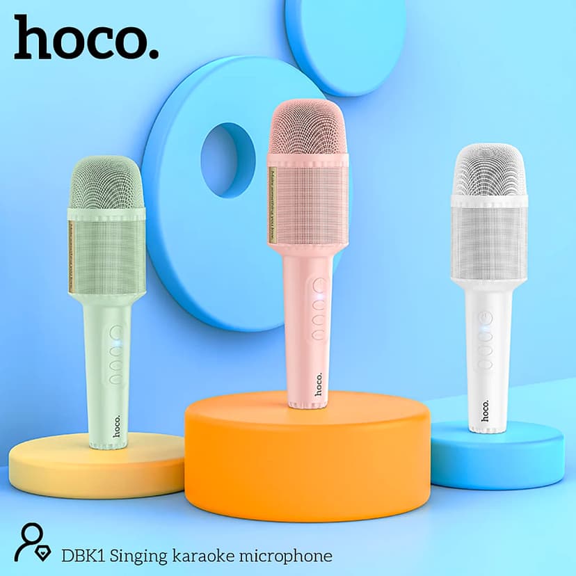 Hoco Dbk1 Karaoke Microphone with Bluetooth Speaker