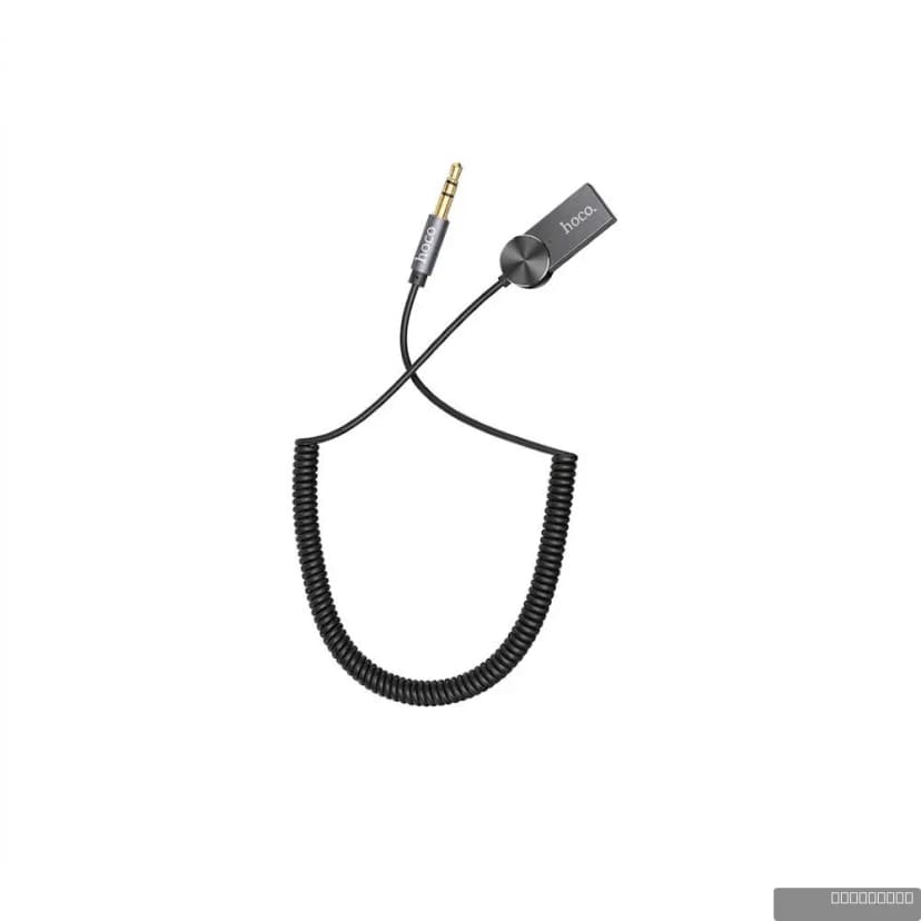 HOCO DUP02 In-car BT audio receiver spring cable