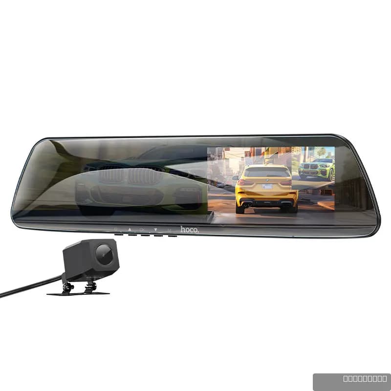 HOCO DV4 4.5-inch rearview mirror driving recorder(dual-channel)