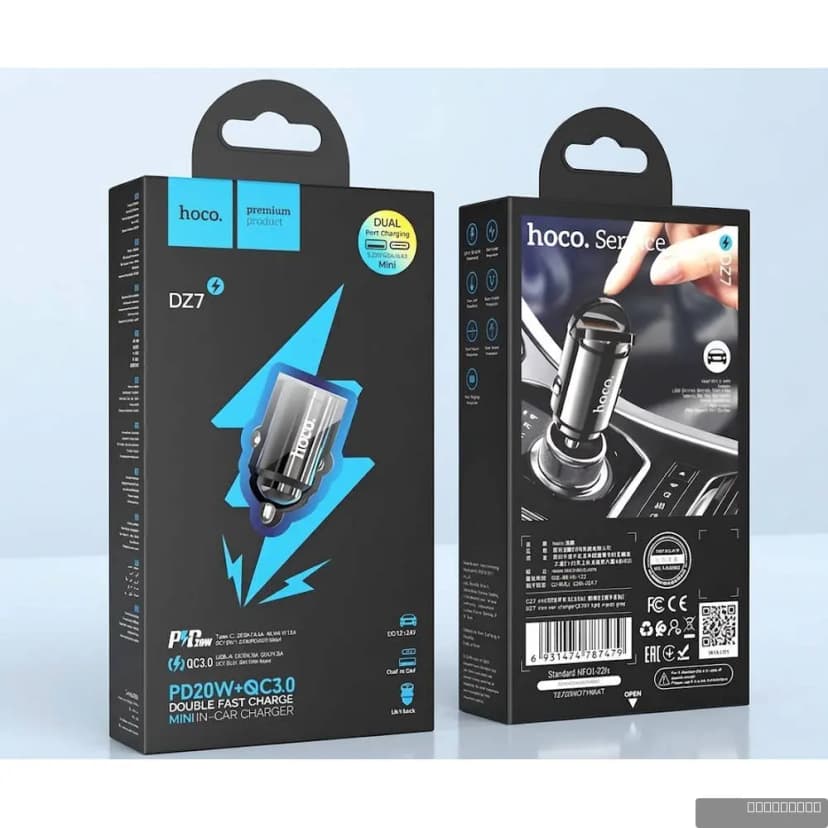 HOCO DZ7 mini car charger(20W)