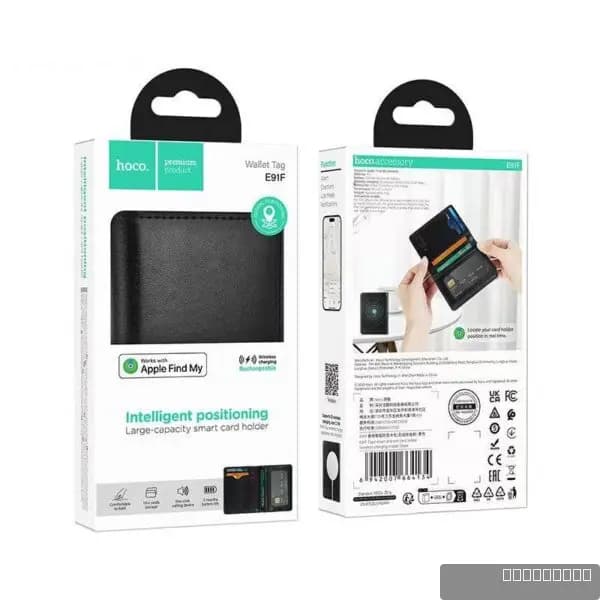 HOCO E91F Tiger smart anti-lost card holder(wireless charging model)