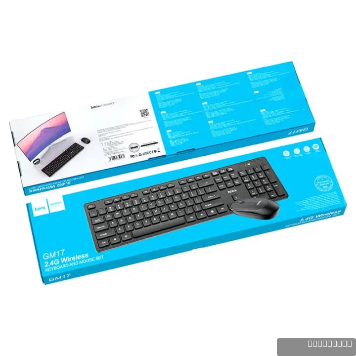 HOCO GM17 Wireless business keyboard and mouse set(English Version)