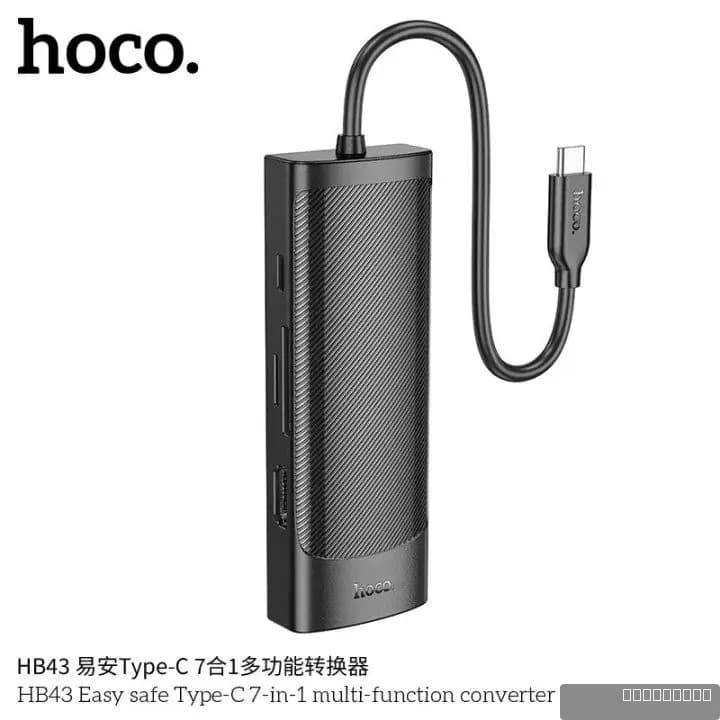 HOCO HB43 Easy safe Type-C 7-in-1 multi-function converter