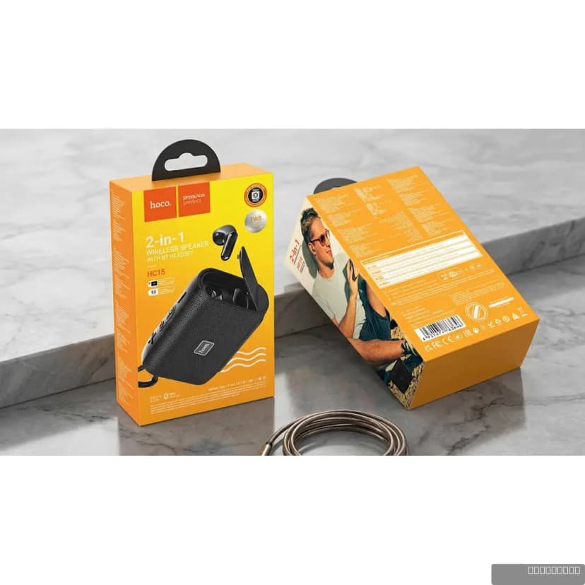 HOCO HC15 Poise 2-in-1 sports speaker with BT headset