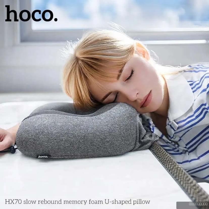 HOCO HX70 slow rebound memory foam U-shaped pillow