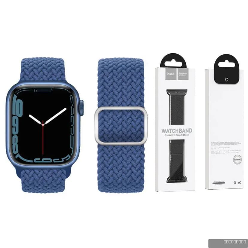 HOCO iWatch WA05 Jane Eyre series sliding buckle ultra-thin nylon strap(42/44/45/49mm) Colorful
