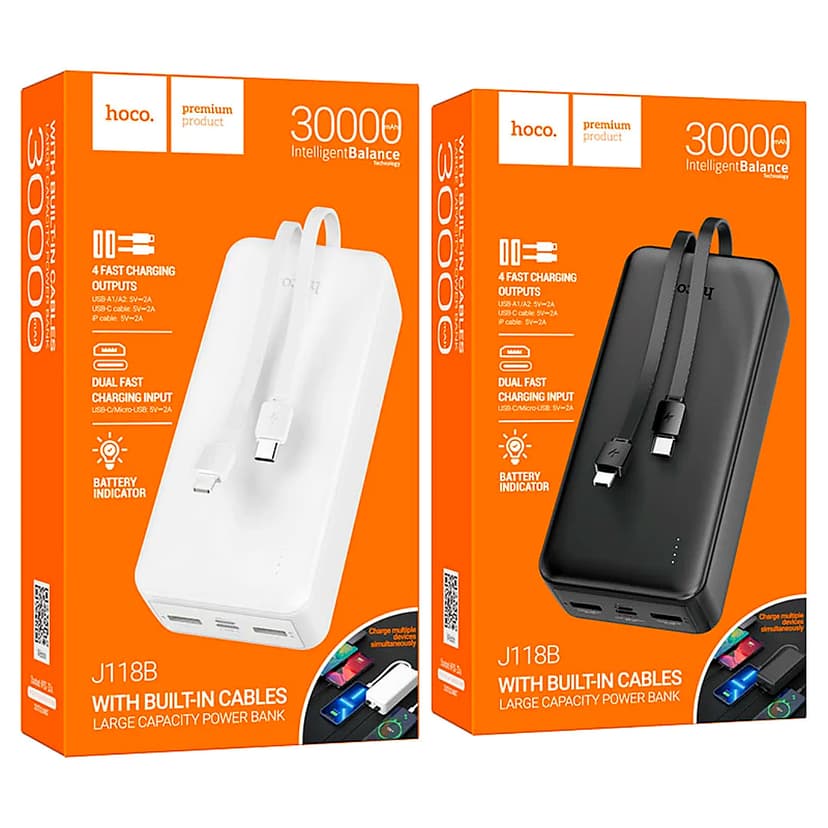 HOCO “J118B Speed energy” Power bank 30000mAh