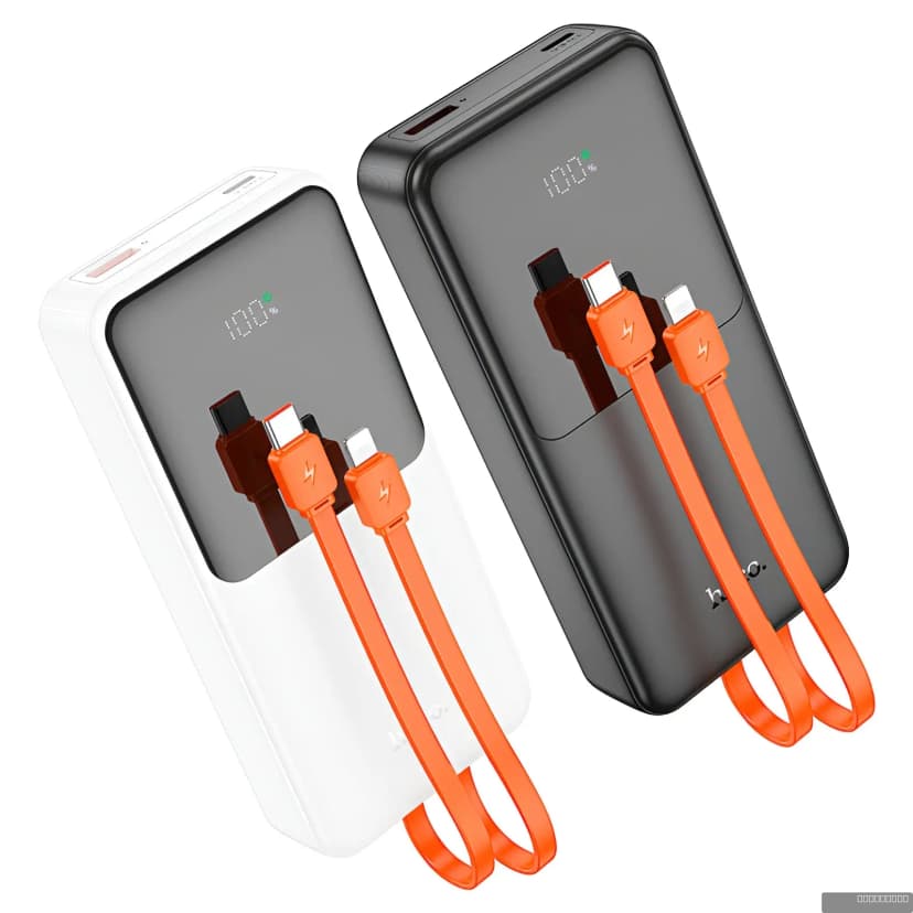 HOCO J119A Sharp charger 22.5W+PD20 fully compatible power bank with digital display and cable(20000mAh)