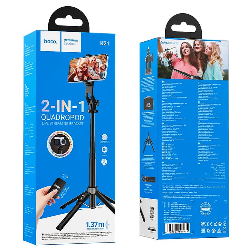 HOCO “K21 Stream” Tabletop Holder for Live Broadcast