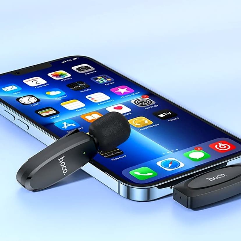 Hoco L15 iP Crystal Lavalier Wireless Digital Microphone