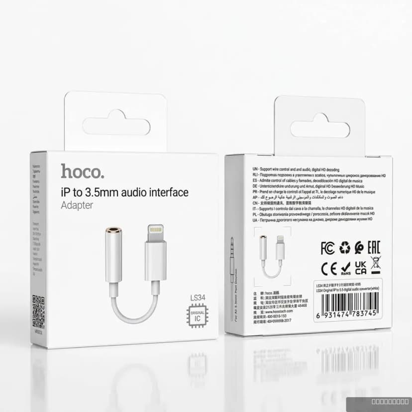 HOCO LS34 Original iP to 3.5 digital audio converter