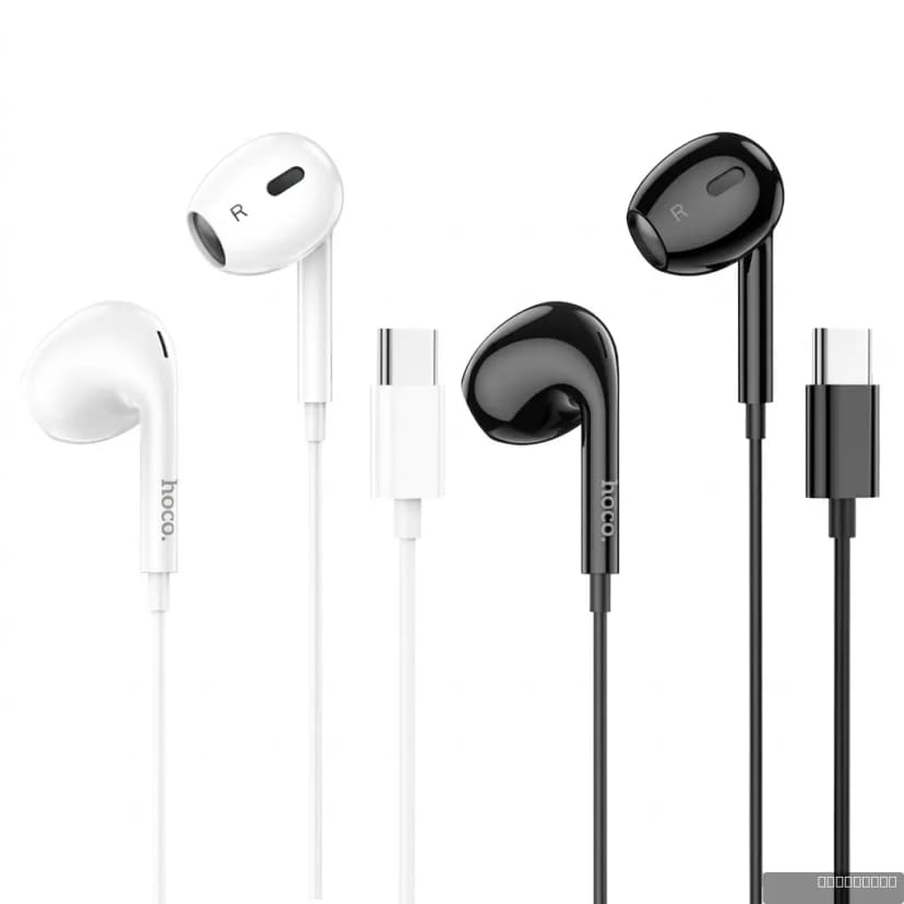 HOCO M101 Max Crystal grace Type-C wire-controled digital earphones with microphone