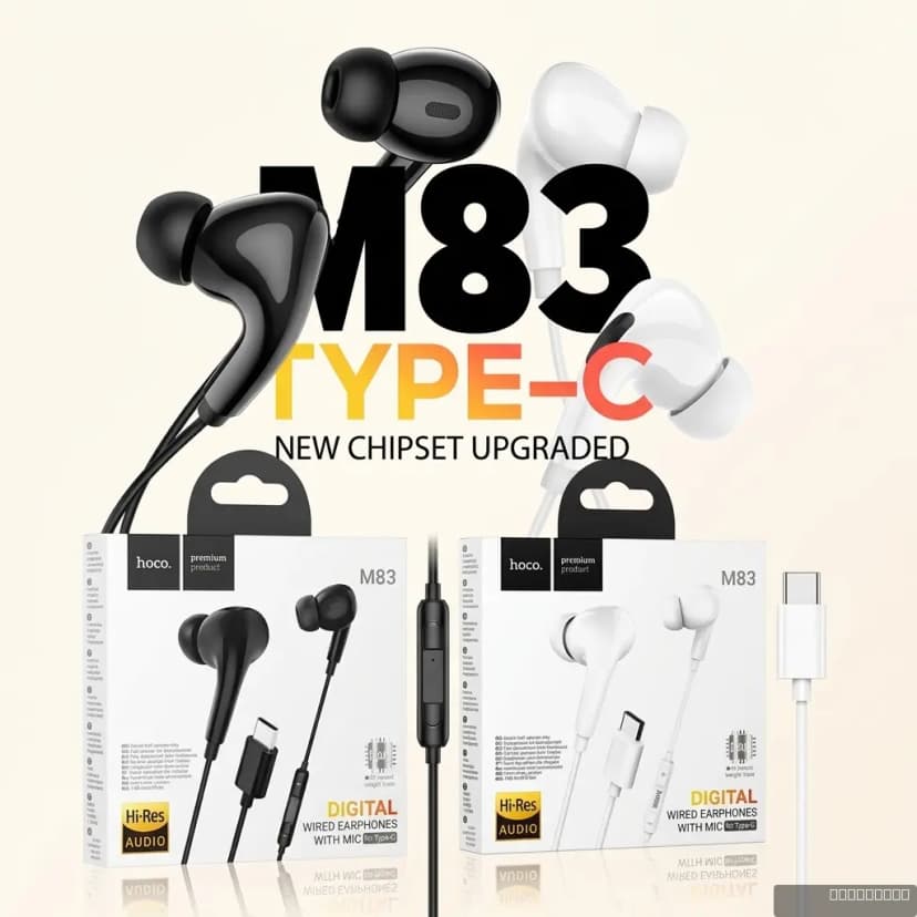 HOCO M83 Type-C Original series digital earphones