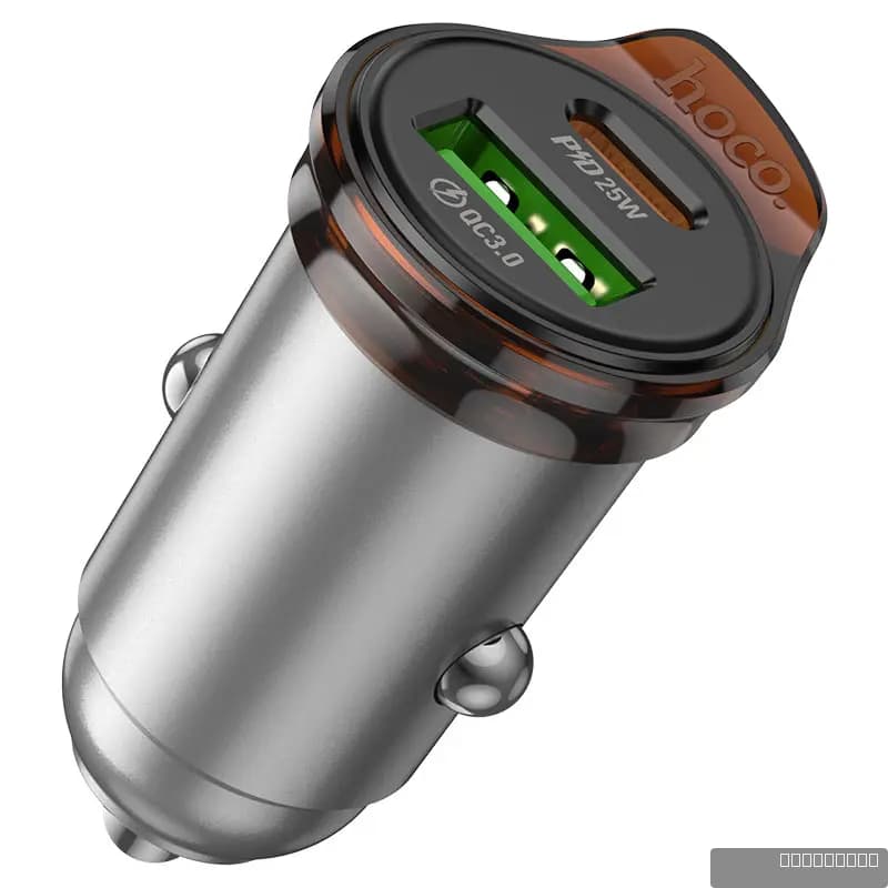 HOCO NZ16A Rigorous 43W dual port PD25W+QC3.0 car charger set(C to C)