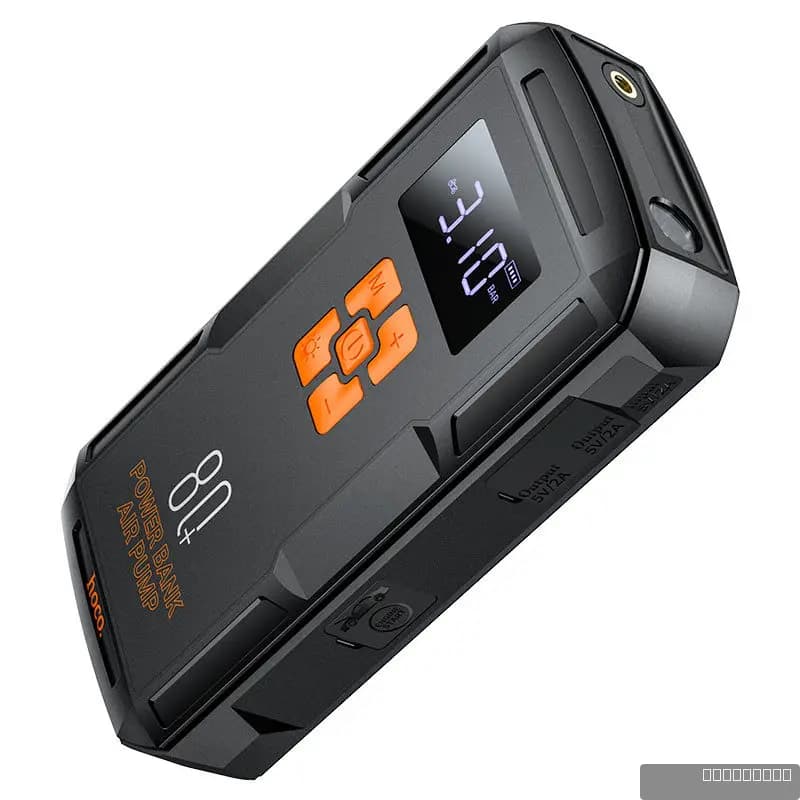 HOCO QS2 Land portable smart air pump emergency with start-up power bank(8000mAh)